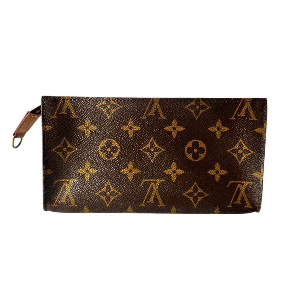 Louis Vuitton Monogram & Vachetta Leather Bucket Toiletry Pouch Bag - Picture 3 of 15